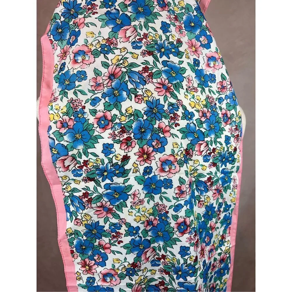 Vintage Floral Mod Style Scarf Head Scarf